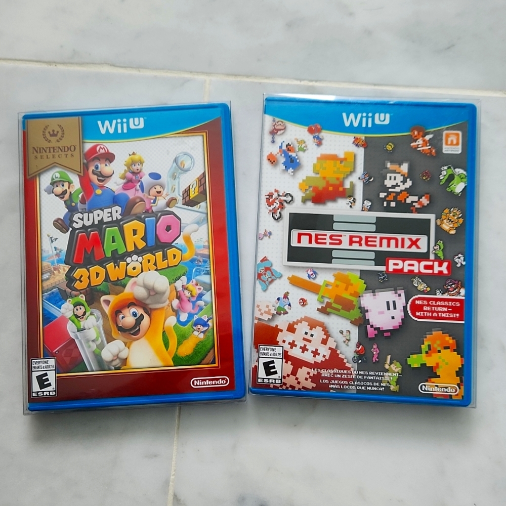 Wii U Game Bundle - Super Mario + Nes